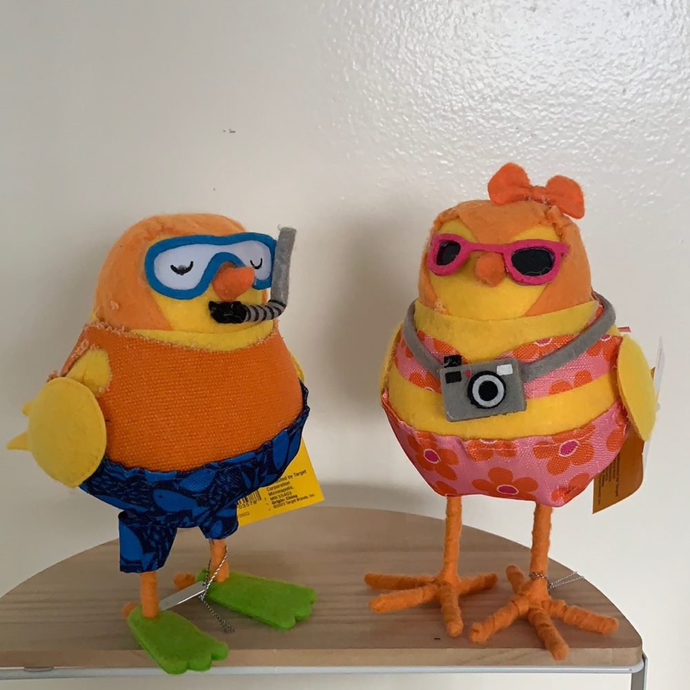 Sun Squad Featherly Friends Birds Set 2023 Tanji & Diver Brand New.